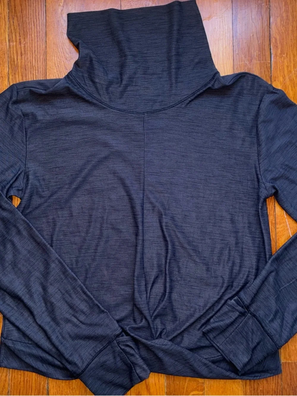 NWOT Old Navy Active Twist Front Pullover Kids's XXL Black Lightweight Athleisur